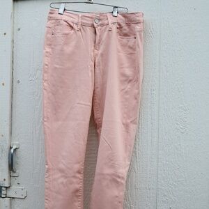 Calvin Klein Jeans Skinny Cropped Pant Light Pink - Size 4 - Barely worn